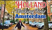 Amsterdam, Holland Walking Tour and Bus Tour - The Netherlands Winter Travel Vlog