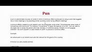 Pun or Paronomasia | What is Pun or Paronomasia? Figure of Speech | Literary Terms