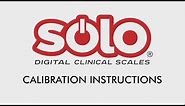 Detecto solo Digital Clinical Scale Calibration Instructions