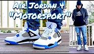 HOW TO STYLE - AIR JORDAN RETRO 4 IV "MOTORSPORT" - ON FEET & OUTFIT