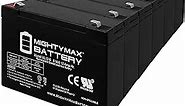 Mighty Max Battery 6V 12AH F2 SLA for LITHONIA Emergency Exit Light - 6 Pack