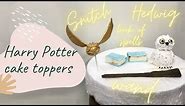 HOW TO MAKE HARRY POTTER CAKE TOPPERS
