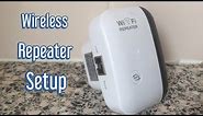 Wireless N Wifi Repeater/ WiFi Extender Router Setup/ WIFi Set up/Review 2019