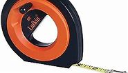 Crescent Lufkin 3/8" x 50' Hi-Viz® Orange Speedwinder® Yellow Clad Long Steel Tape Measure - HYT50