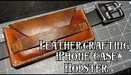 Making a leather iPhone case belt holster