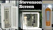 The Stevenson screen - Meteorological station box .