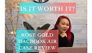 ROSE GOLD (PINK) MACBOOK AIR CASE 13inch