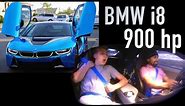 BMW i8 900hp (BLUE AND GOLD CHROME WRAP)