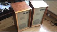 Vintage Heathkit Stereo Speakers For sale on Ebay UK