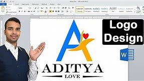 How to make a name logo design in Microsoft word