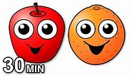 "Apples Oranges & More" | Fruits & Vegetables Songs & Lessons for Kids, Children Nursery Rhymes