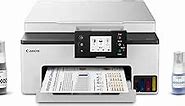 Canon Megatank GX1020 All-in-One Wireless Supertank [Megatank] Printer | Print, Copy and Scan| Mobile Printing |2.7" LCD Color Touchscreen | Auto Duplex Printing