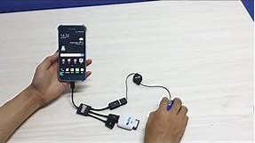 EEEKit Samsung Galaxy S7 S6 Edge Plus Note 5 Micro USB Host OTG Hub Adapter Cable Hands On