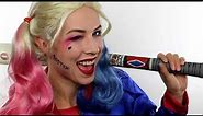 Harley Quinn Make-Up Tutorial for Halloween