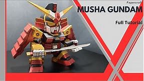 How To Make Papercraft SD Musha Gundam