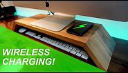 iMac Stand with Wireless Charging | How To Build A Monitor Stand