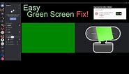 Discord How to fix green screen camera (EASY)