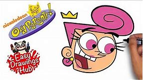 How to draw Wanda from The Fairly OddParents