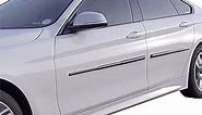 Dent Prevent Car Door Protector - Removable Magnetic Strips, Customizable Fit, Prevents Dents, Scratches & Dings, Set for 2-Door Vehicles, Matte Black