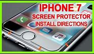 iPhone 7 Glass Screen Protector Installation Guide | DirectFix