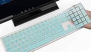 Keyboard Cover for HP Pavilion 27 All in One PC, 27-xa0014/27 Xa0055Ng/0370Nd/0076Hk/0010Na, HP Pavilion 24-inch 24-xa0020 Xa0002A Xa0032 xa0013w Skin, HP All in One Keyboard Cover, Mint