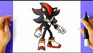 How to DRAW SHADOW - Shadow the Hedgehog - SONIC - step by step
