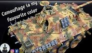 How to paint a worn out, faded 3-Tone German Camouflage on Panther D Tank (Tamiya 1/35)
