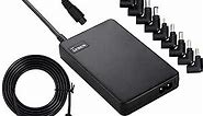 Universal Laptop Charger 90W 12-24V One for All - Slim AC Adapter Power Supply Cord with Dual USB Ports for Mobile/Tablet - Compatible with Lenovo HP Toshiba Samsung Acer Asus and Most Notebooks