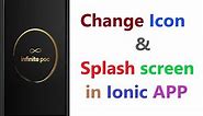 Change Icon & Splash screen in Ionic App