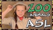 Learn Zoo Animals | American Sign Language