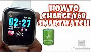 HOW TO CHARGE Y68 SMARTWATCH | ENGLISH