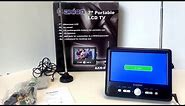 Axion AXN-8701 7" LCD Television Portable TV CIB Tested Except Battery Ebay Showcase Sold!