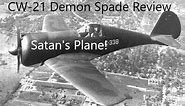 War Thunder: CW-21 Demon Spade Review. Satan's WW2 Plane!