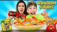 Eating The Most RANDOM FOOD Combinations in the World!