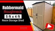 Rubbermaid Roughneck Resin Storage Shed 5 ft x 4 ft