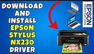 How To Download & Install Epson Stylus NX230 Printer Driver in Windows 10/11