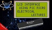 Interfacing LCD with PIC16F877A Microcontroller | Proteus Simulation