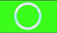 Circle Glitch Frame - Greenscreen Logo Animation (VJ Loops - Free)