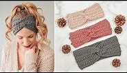 Easy Crochet Headband Tutorial - Picot Headband Tutorial - Free Crochet Headband Pattern