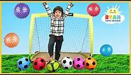 Learn Colors with Balls for Children, Toddlers, and Babies! Colours for Kids with Soccers Balls