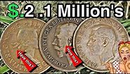 Top 3 Ultra UK one penny Rare UK One Penny 1963,1945 Worth up to Million's! Coins worth money!