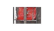 KMOTASUO Clear Hanging Handbag Storage Organizer with Zippers, Easy Access Purse Storage Holder Over The Door Purse Organizer Space Saving 4 Pockets for Closet Bedroom Living Room (L-Brown)