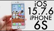 iOS 15.7.6 On iPhone 6S! (Review)