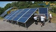 Solar Container (east- west) made by Multicon Solar