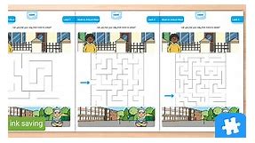 Fun Back to School Maze Puzzle Pack