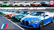 2022 BMW M3 and M4 Competition Individual colors at Media Event