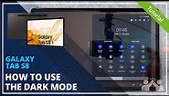 Samsung Galaxy Tab S8+, S8, S8 Ultra- How to enable Dark Mode • 📱 • ⚫️ • 😎 • Tutorial