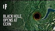 What If a Black Hole Opened at CERN?
