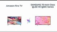 📺 Amazon Fire TV 55" Omni QLED vs Samsung 75" QLED 4K 🔥🆚🎮