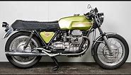 Moto Guzzi V7 Sport 1972 750cc - starting & riding